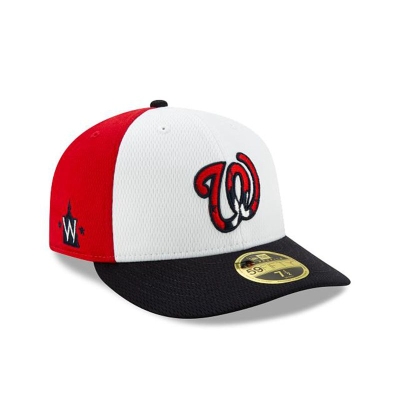 Sapca New Era Washington Nationals MLB 2021 Spring Training Low Profile 59FIFTY Fitted - Rosii